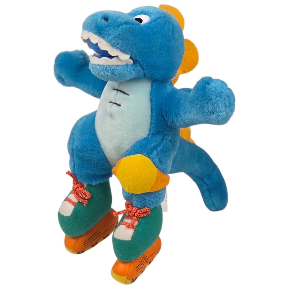 Montysaurus 11" Plush KidCare Montgomery Ward 1996 READ**